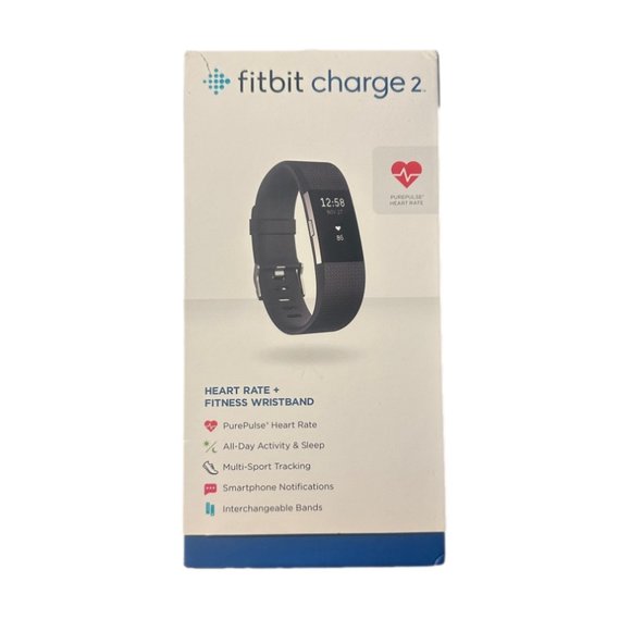 fitbit Wearables Fitbit Charge 2 Activity Tracker Black Includes